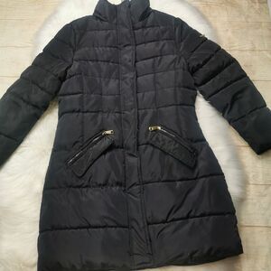 Steve Madden Girls Black Puffer Coat Size 10-12